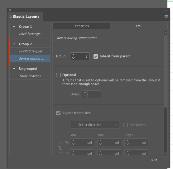 Two frames belonging to the same group, no 2.